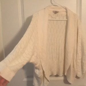 EUC LOFT 3/4 length cardigan/shrug